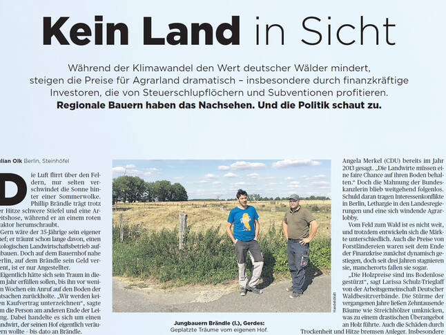 Fachmakler für land-, forst- und pferdewirtschaftliche Immobilien