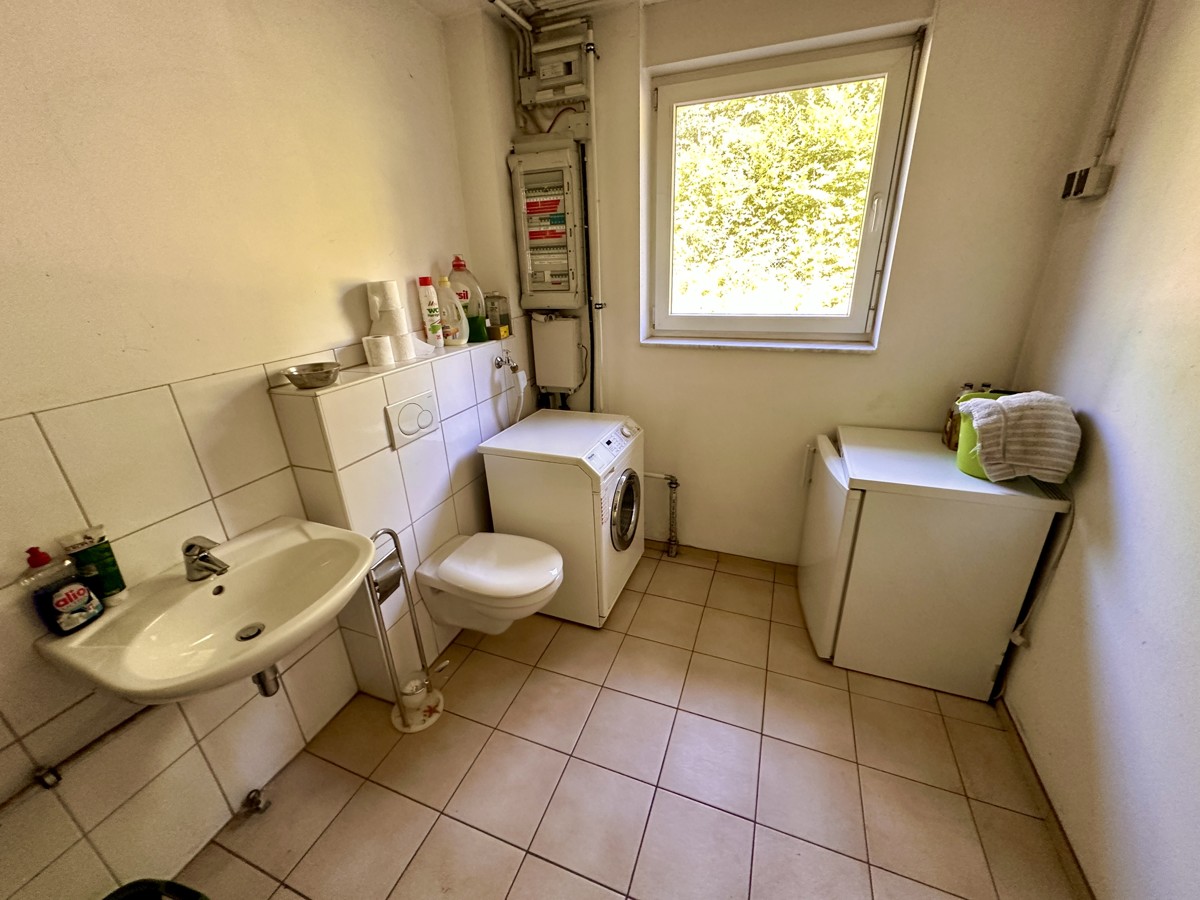 Waschraum bzw. "Schmutzschleuse"