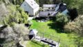 Blick über den Garten zur Mühle